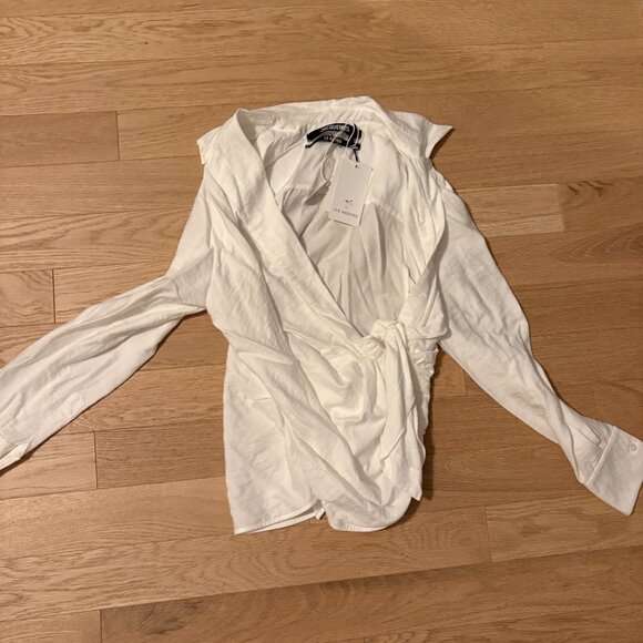 NWT Jacquemus La Chemise Bahia White Size Small - Picture 2 of 6
